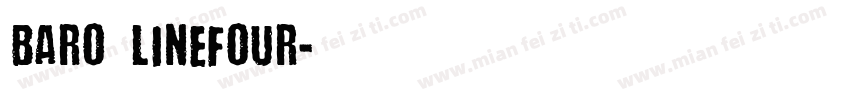 baro linefour字体转换